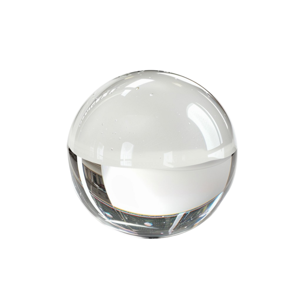 enigmático emanações cristal bola vidro esfera para místico atmosferas png