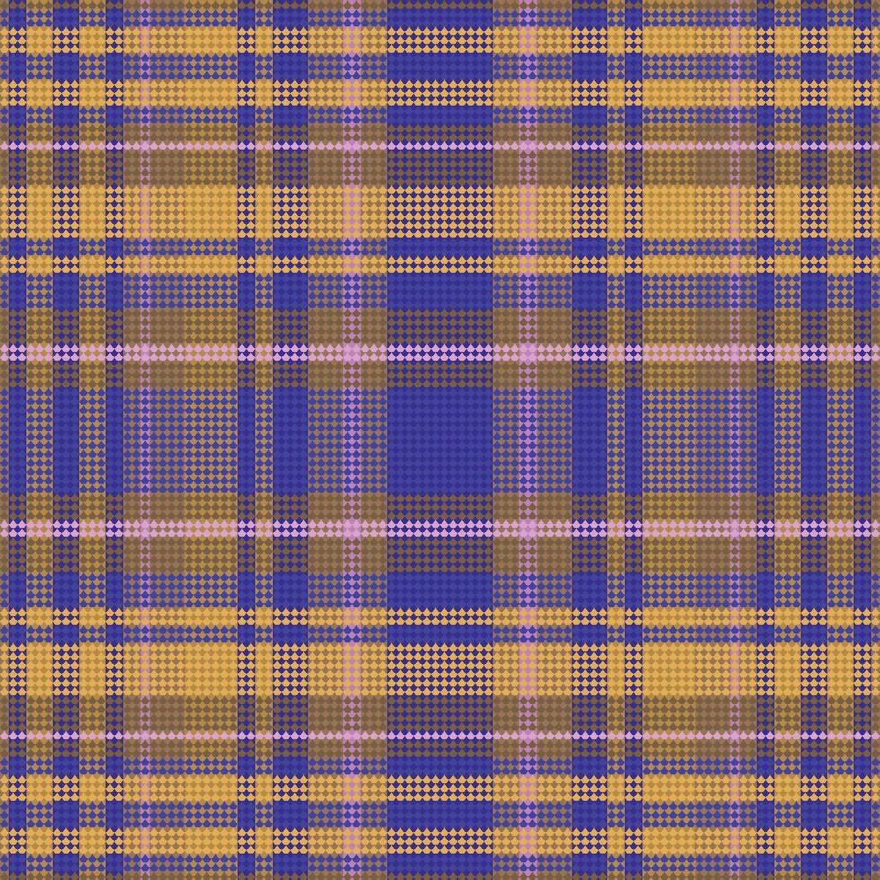 Tartan plaid pattern with texture. vector