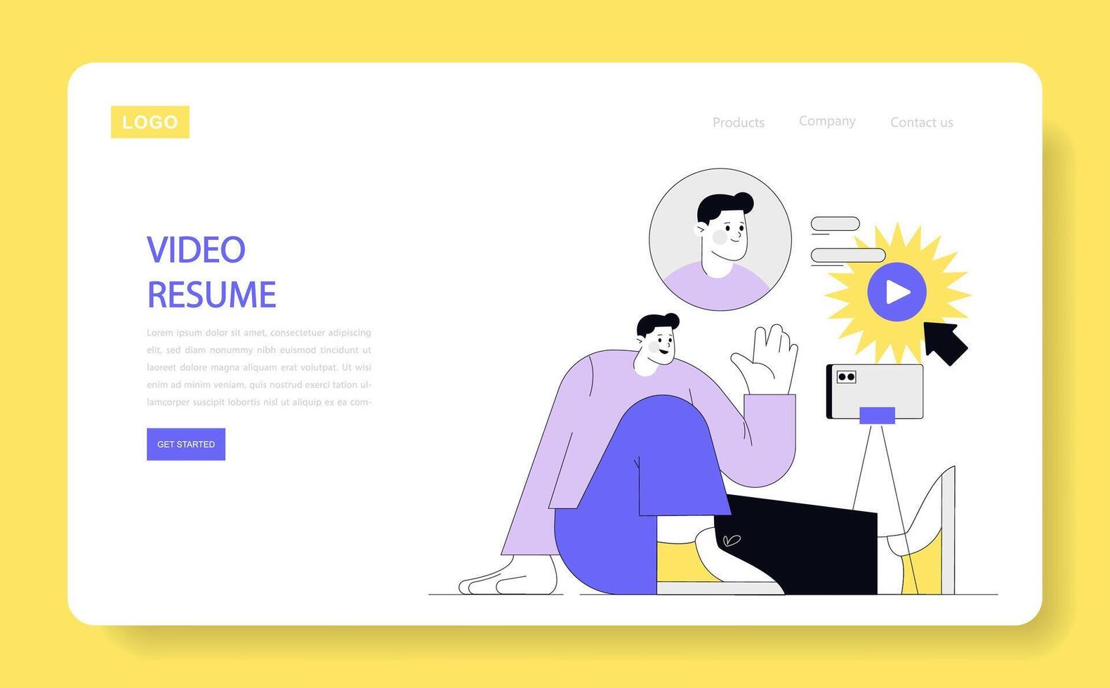 Alternative types summaries. Flat Illustration vector