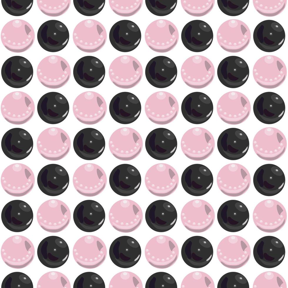 Pearl. Simple seamless pattern. illustration. vector
