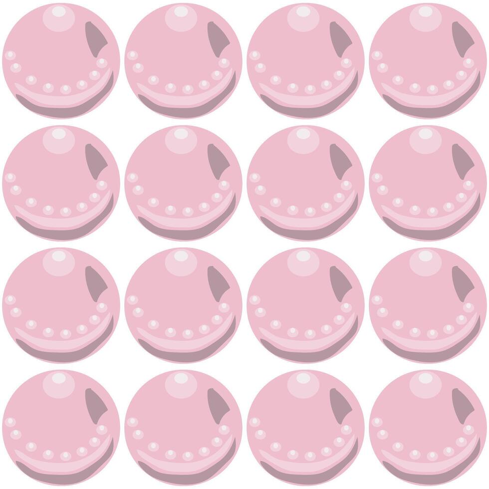 Pearl. Simple seamless pattern. illustration. vector
