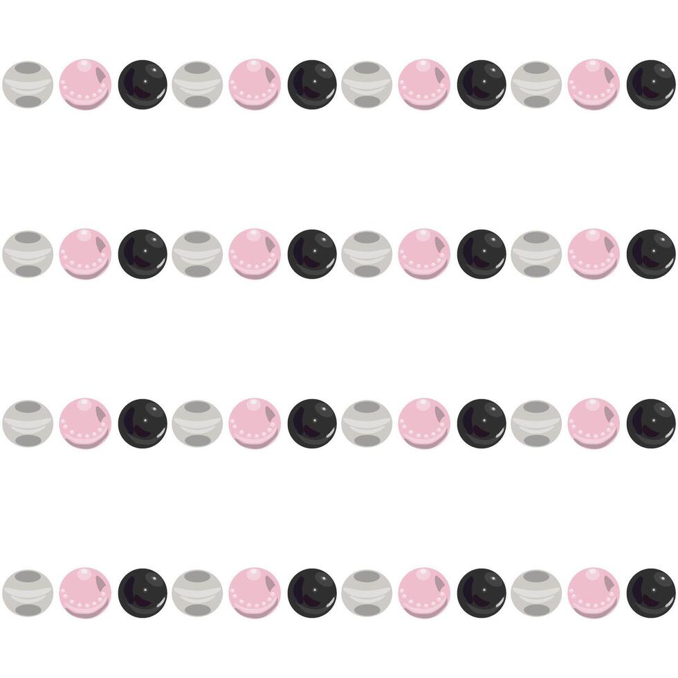 Pearl. Simple seamless pattern. illustration. vector