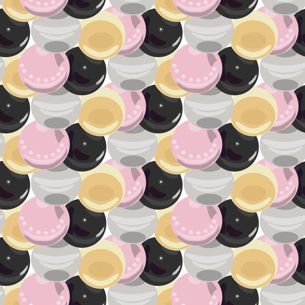 Pearl. Simple seamless pattern. illustration. vector