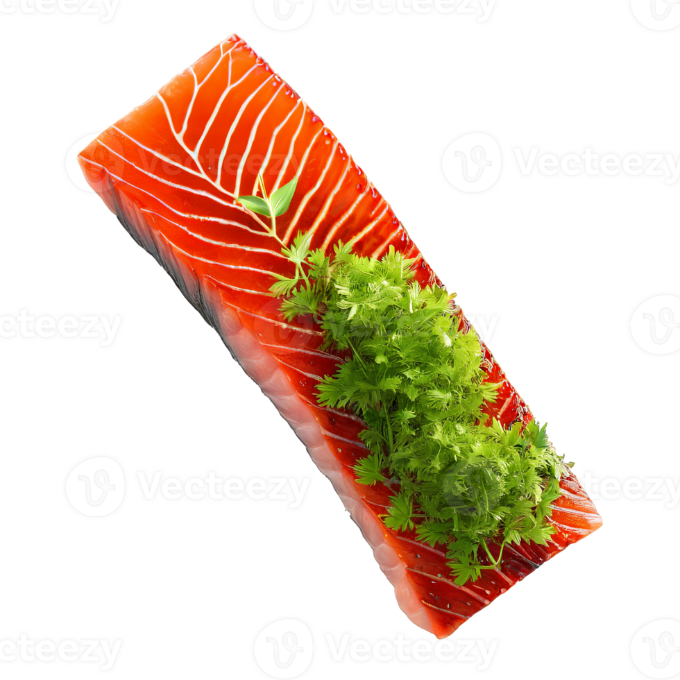 A delectable opah fillet, baked with a teriyaki glaze, delicates sea food, isolated on transparent background png