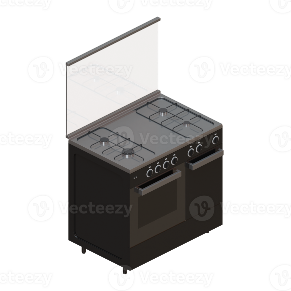 Freestanding Cooker Design Element png