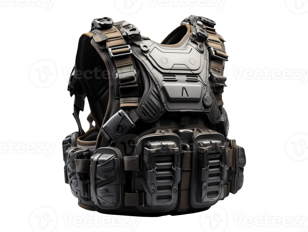 Police military special force armor isolated png