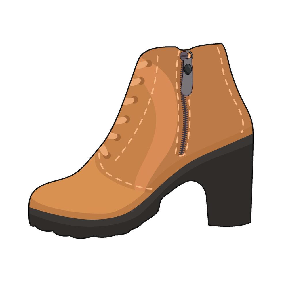 illustration of women boot vector