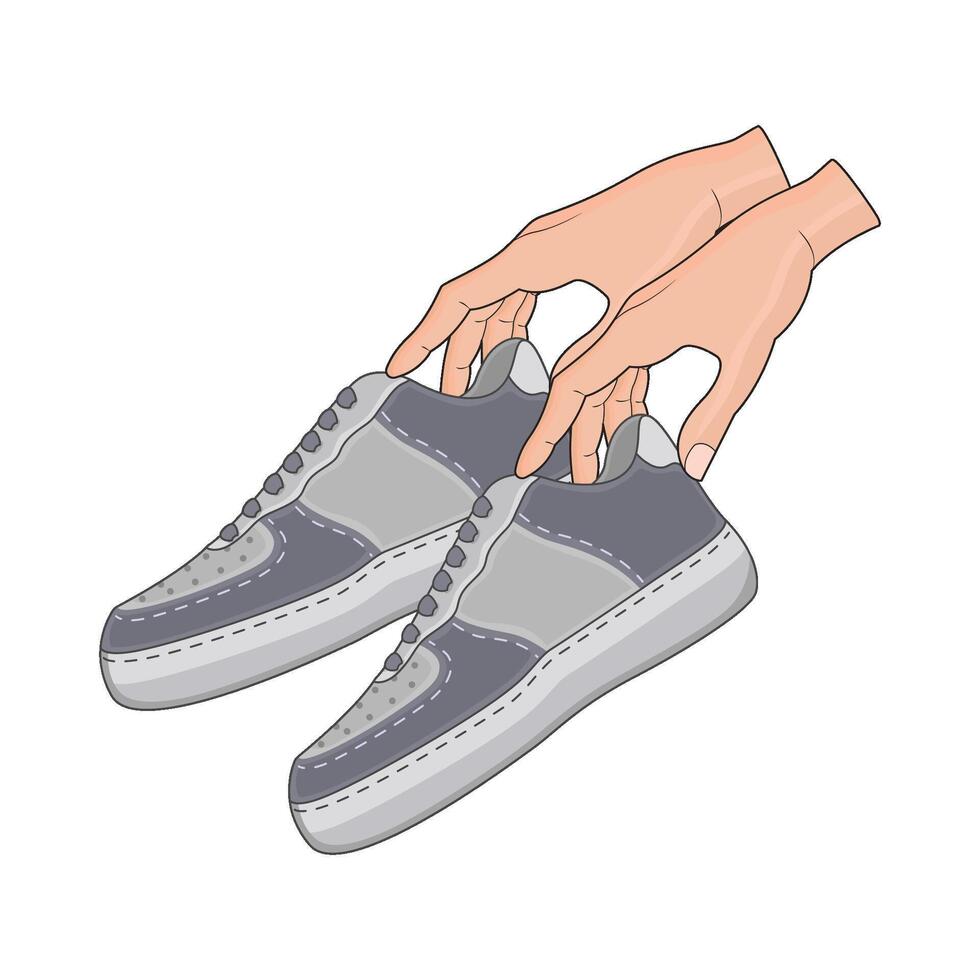 illustration of shoes vector