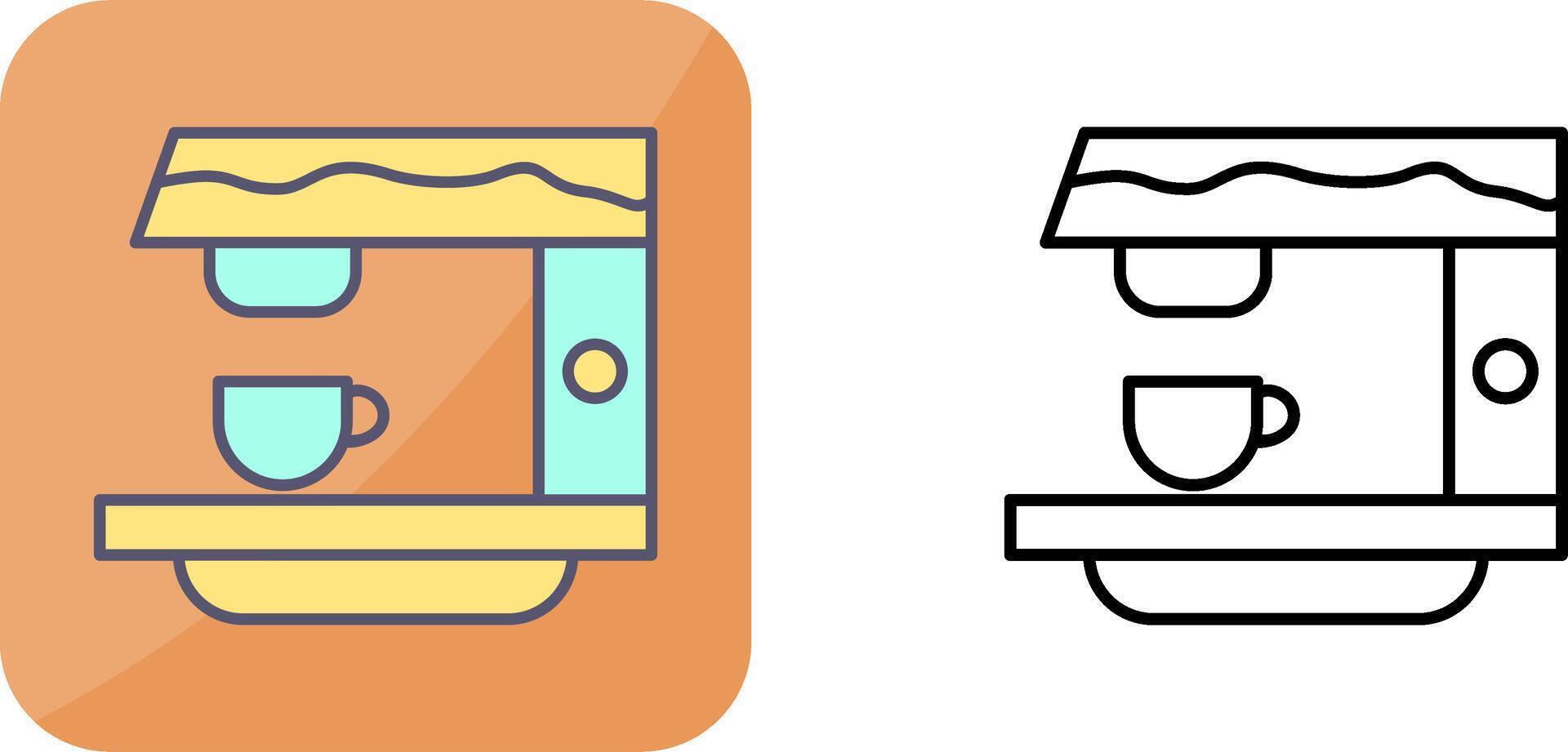 Coffee Machine Icon Design vector