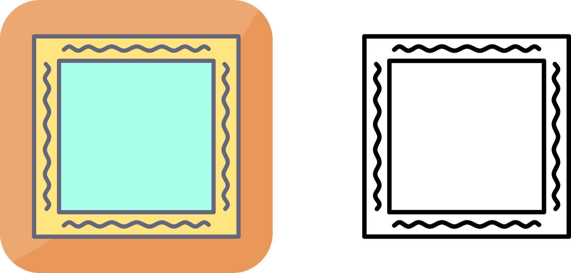 Unique Frame Icon Design vector