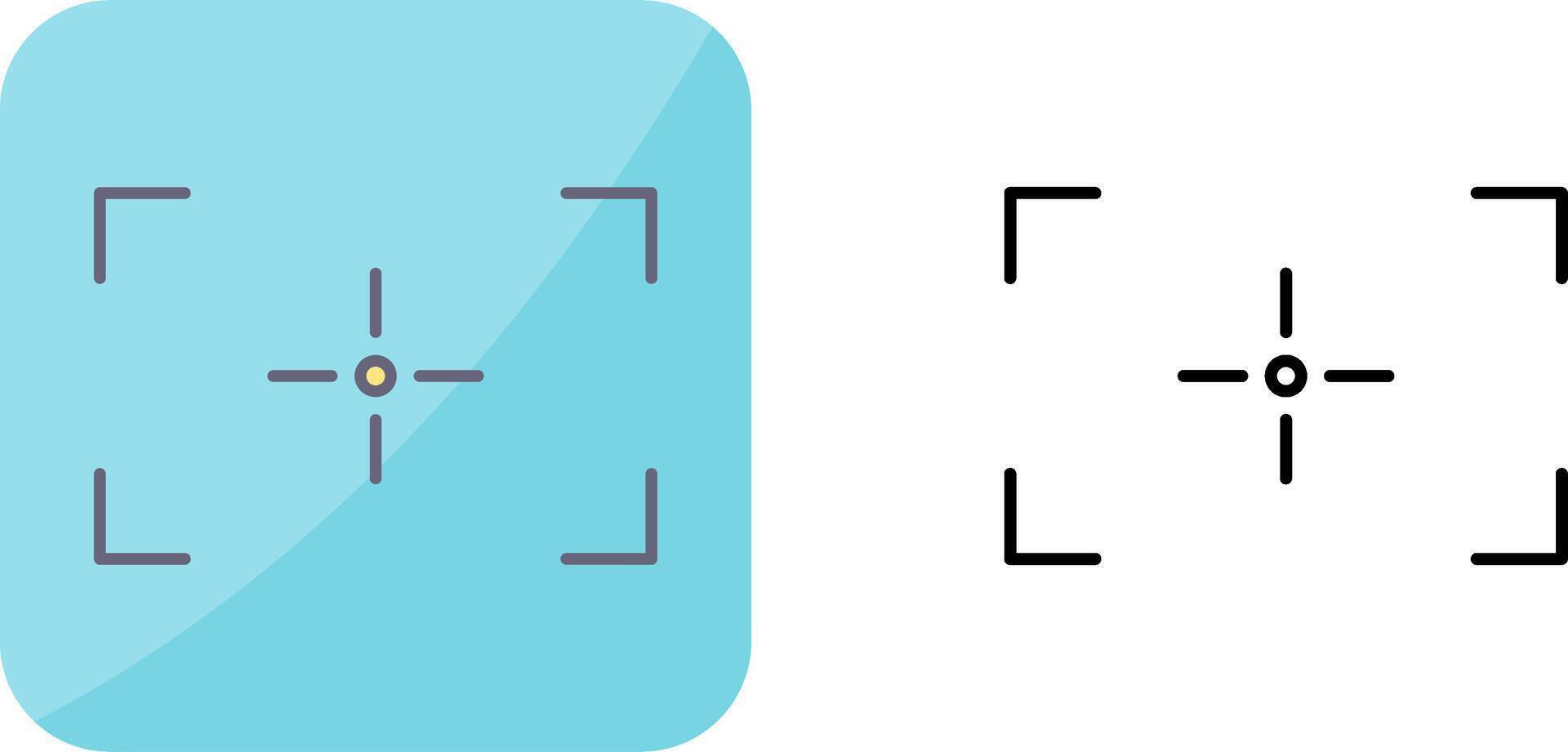 Unique Focus Icon Design vector