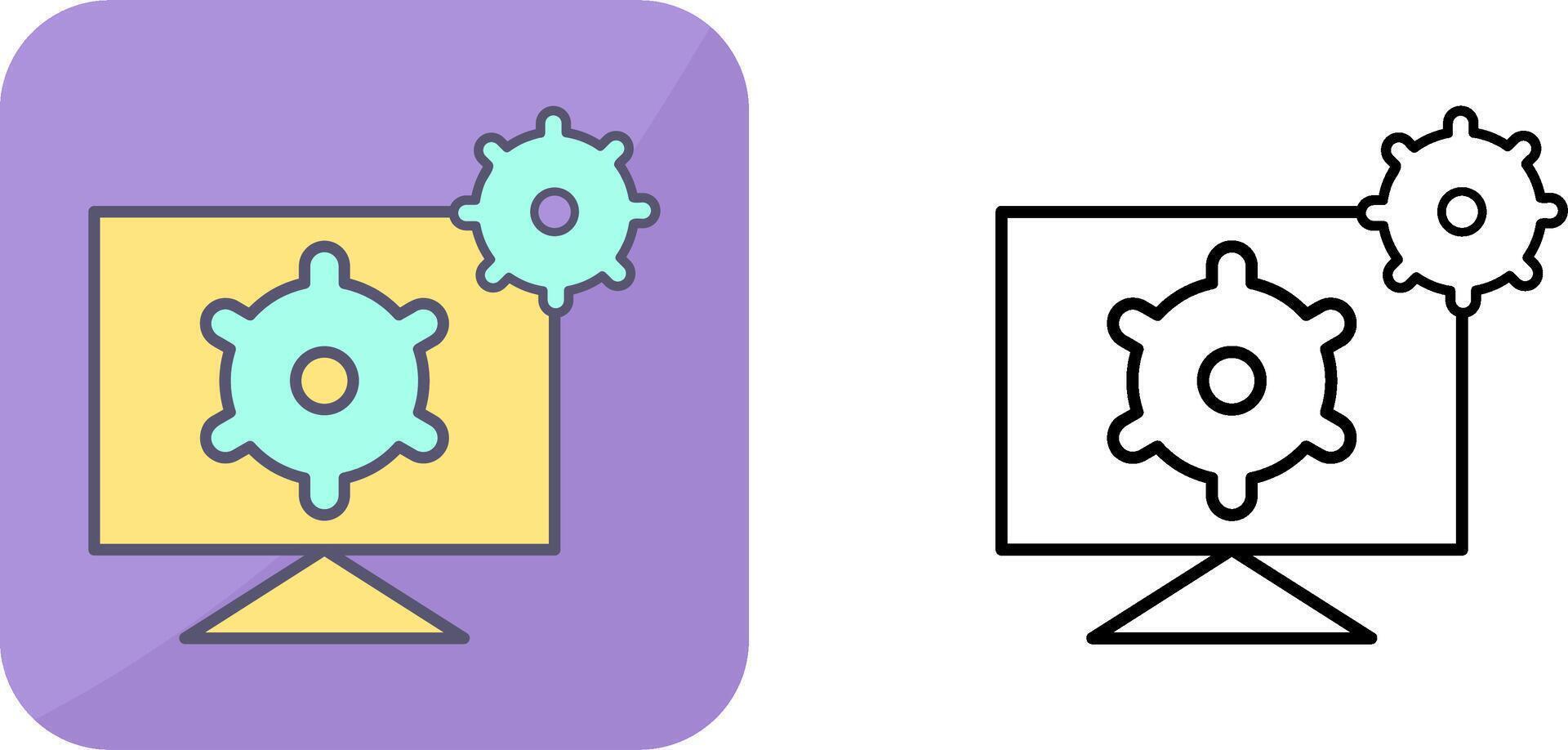 Development Tools Icon Design vector