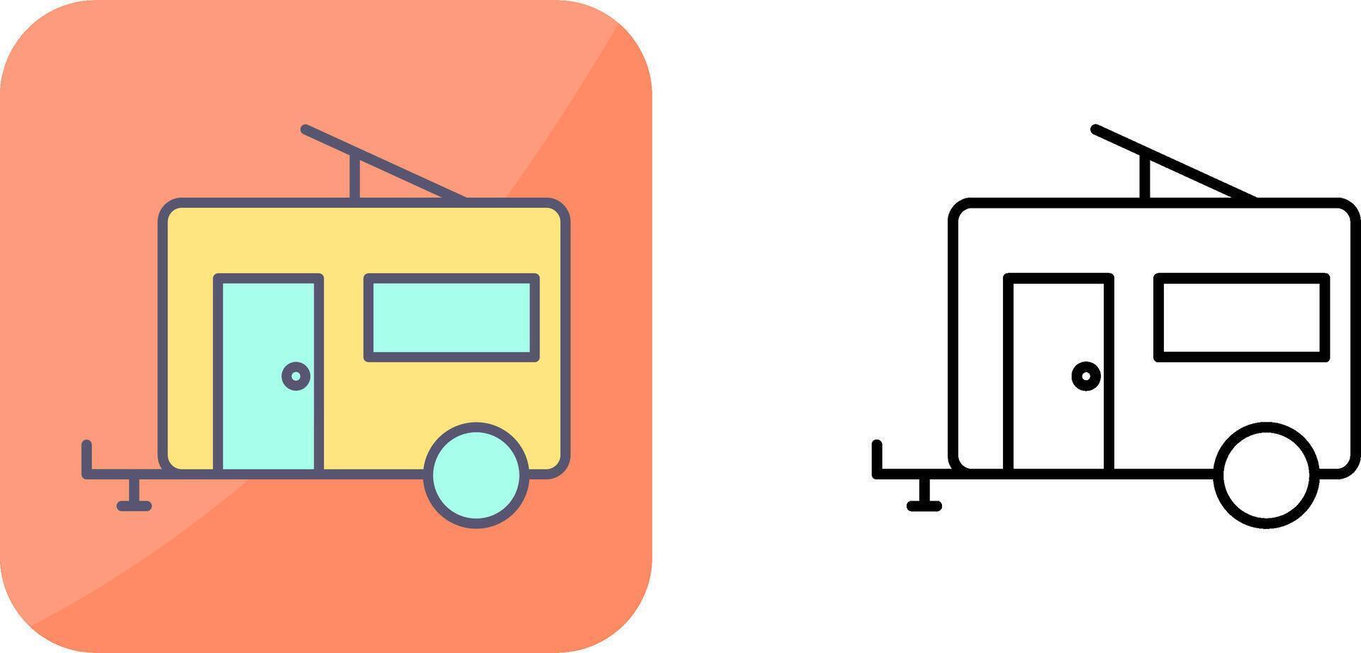 Trailer Icon Design vector