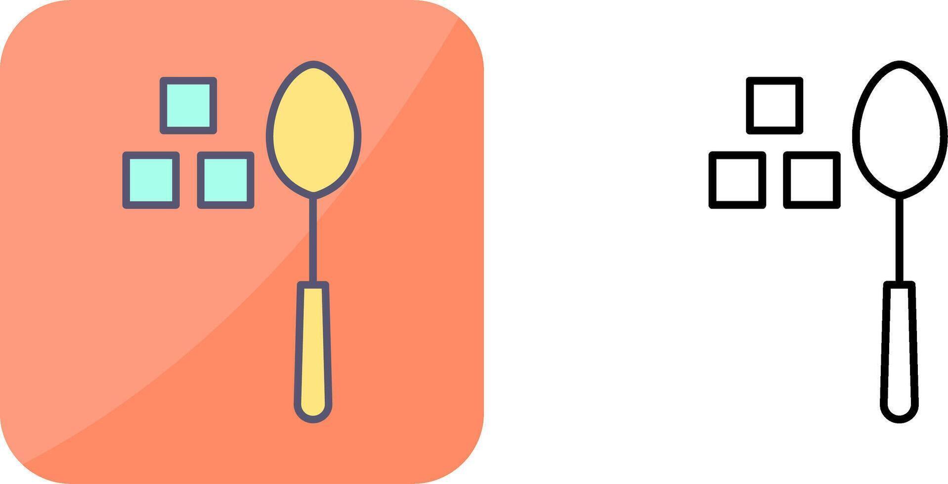 Sugar Icon Design vector