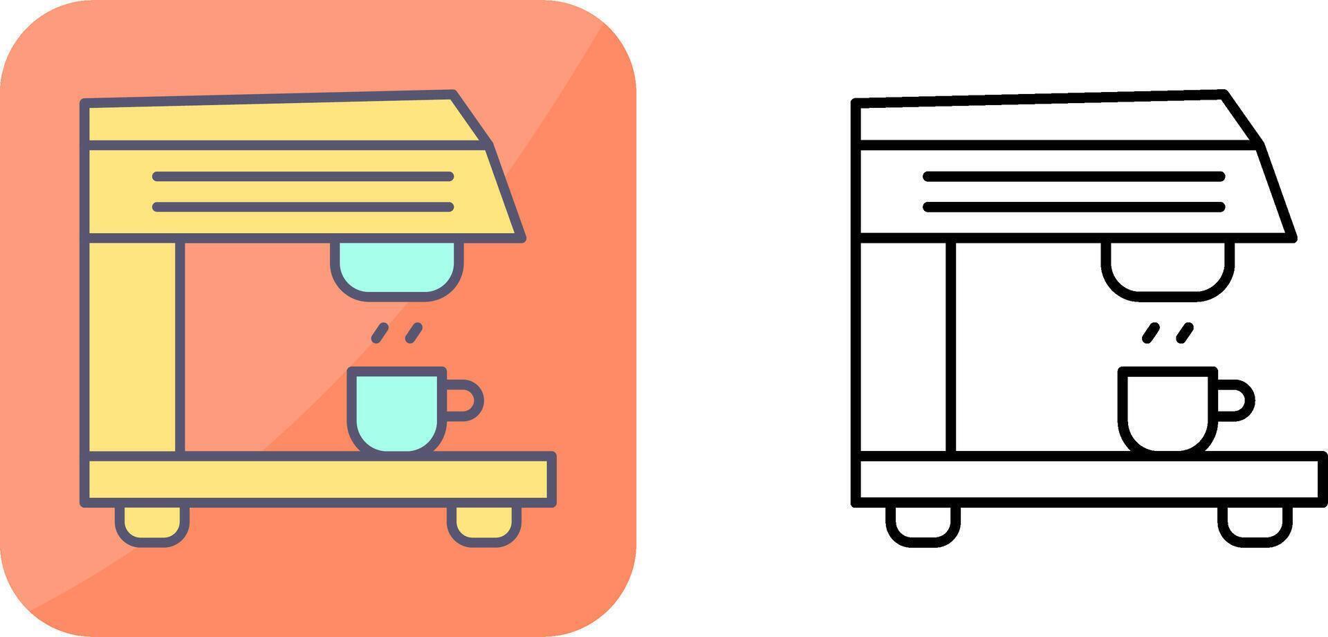 Coffee Machine Icon Design vector