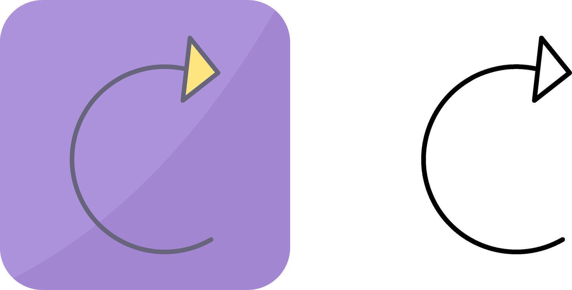Unique Reload Icon Design vector