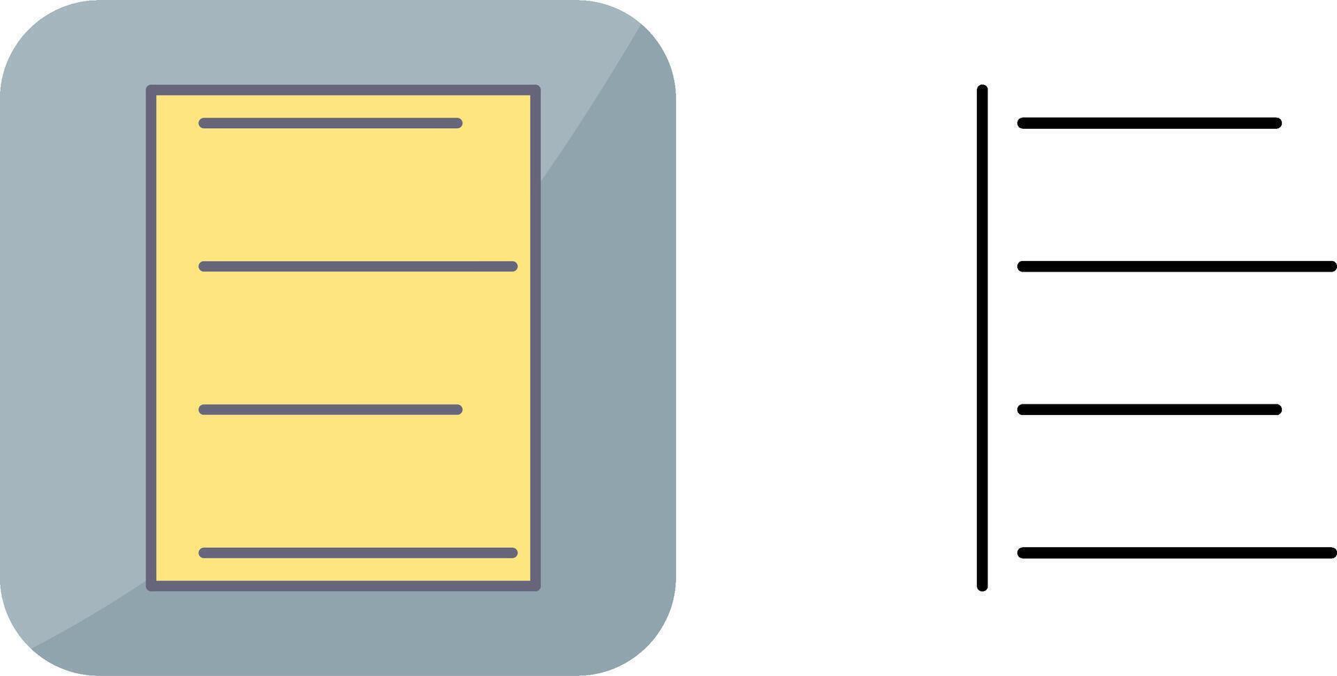 Unique Left Align Icon Design vector