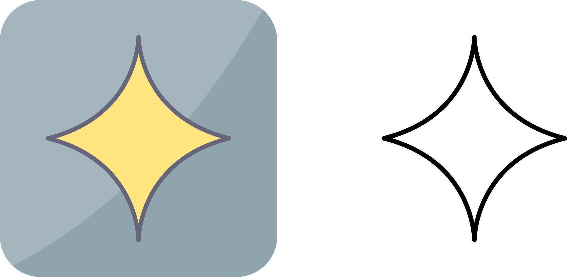 Unique Diamond Icon Design vector