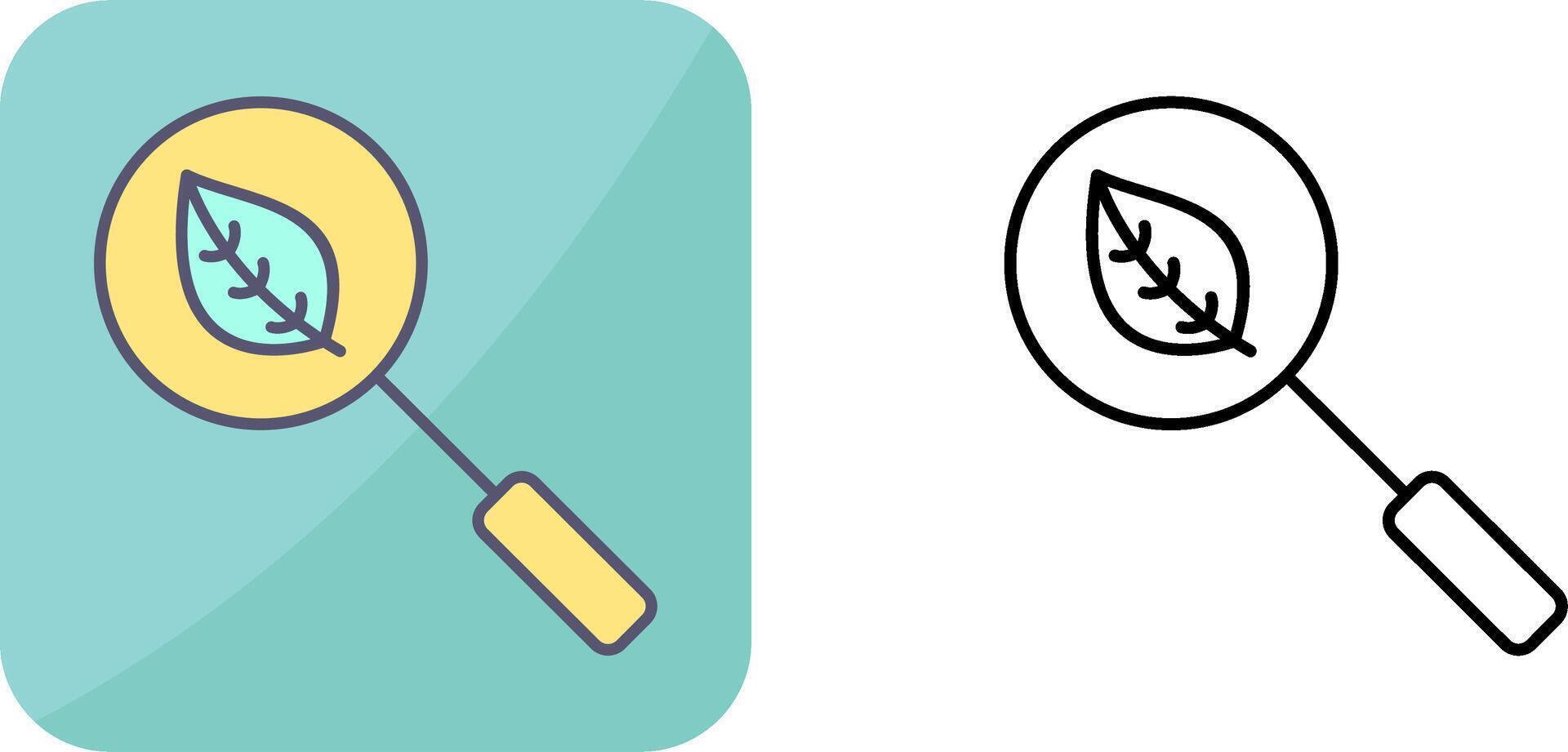 Unique Organic Search Icon Design vector