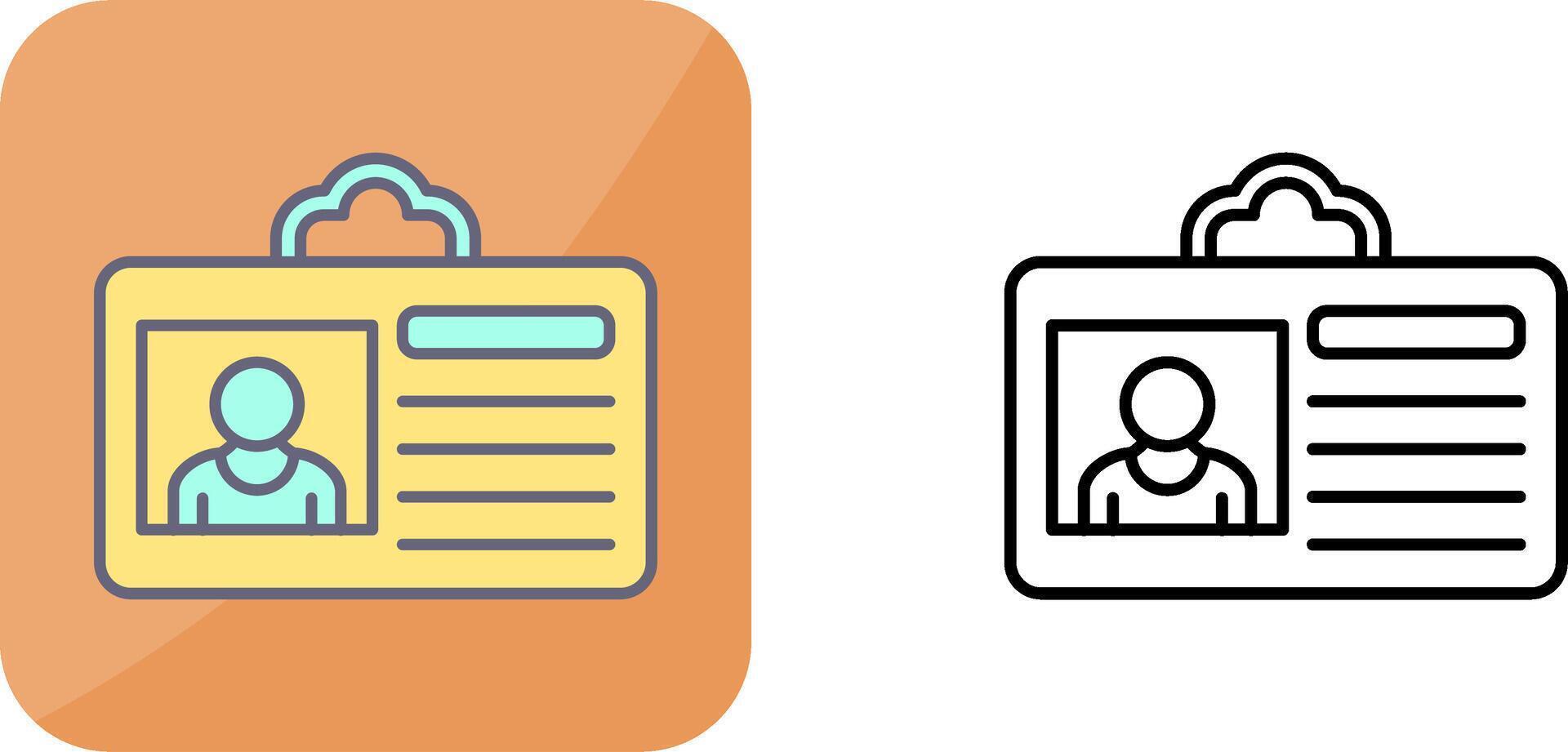 Criminal Card Icon Design vector