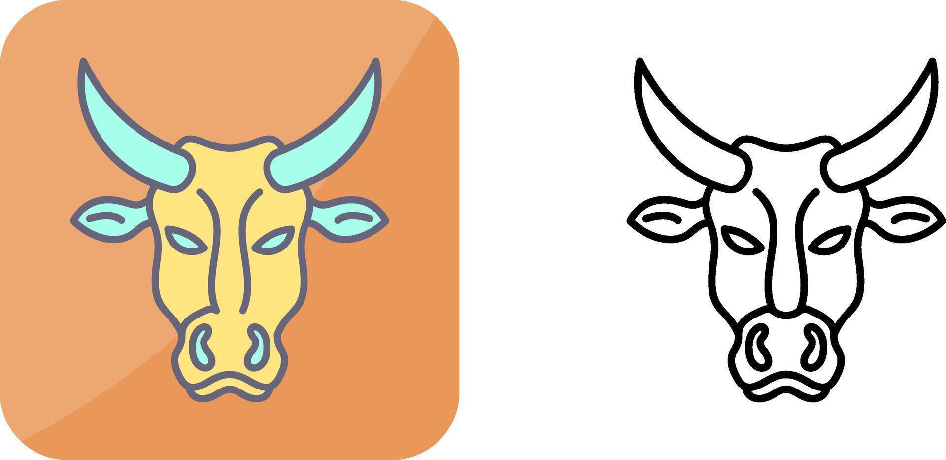 Cow Icon Design vector