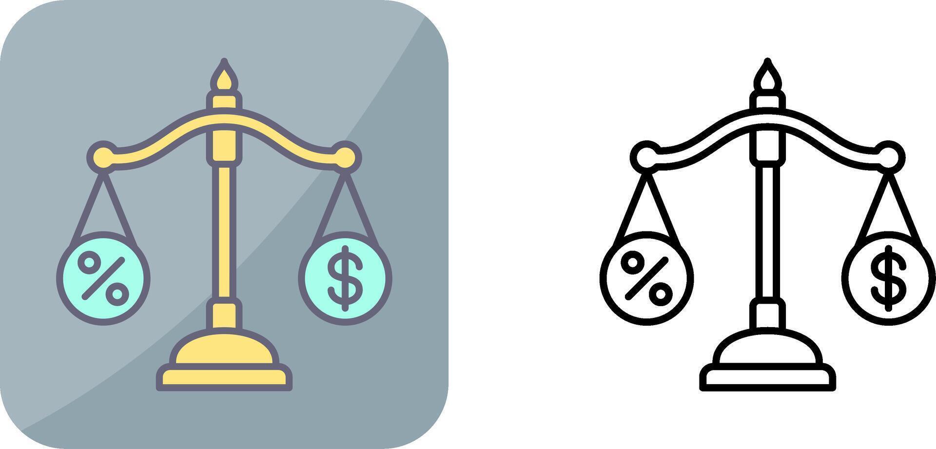 Scale Icon Design vector