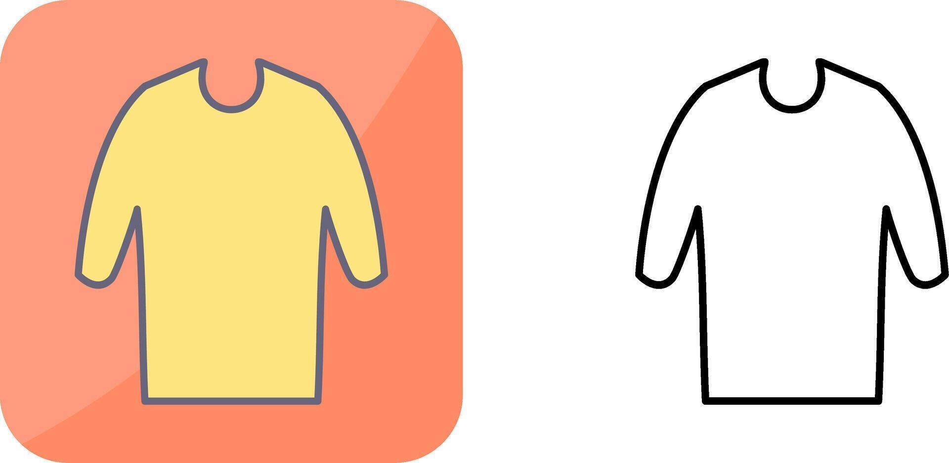 Casual Shirt Icon Design vector