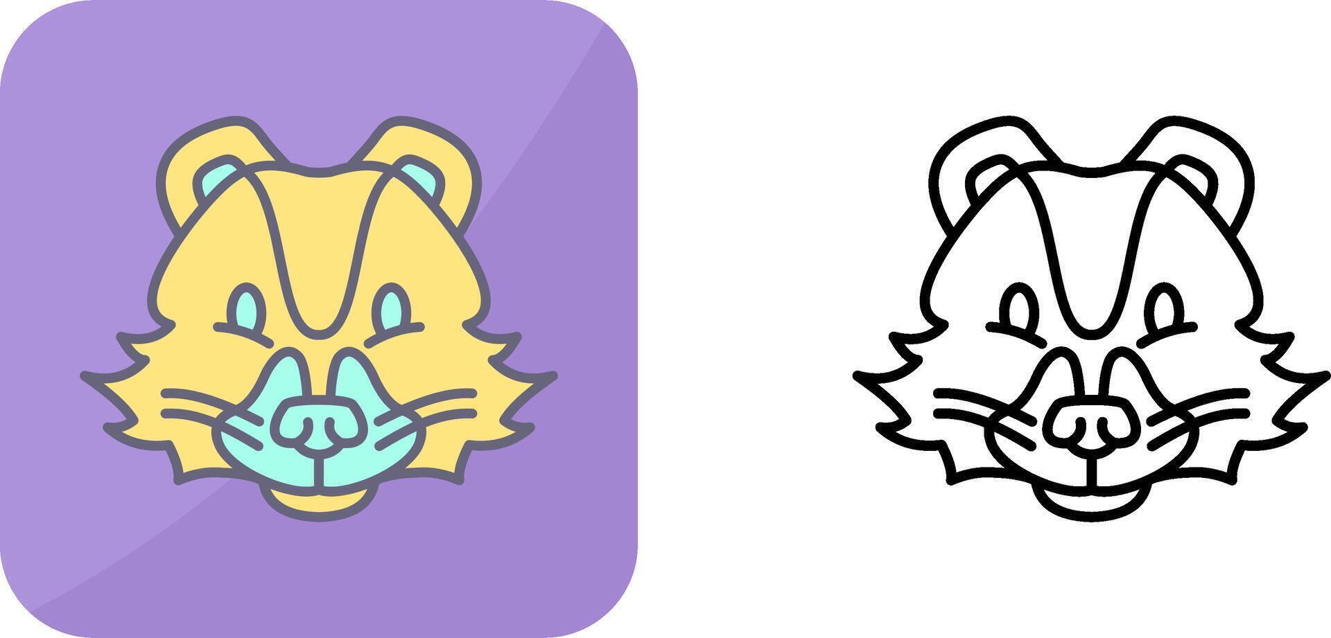 Skunk Icon Design vector