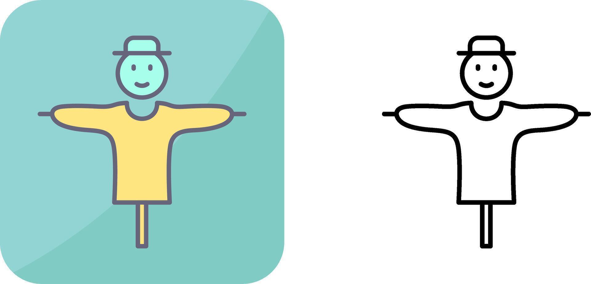 Scare Crow Icon Design vector