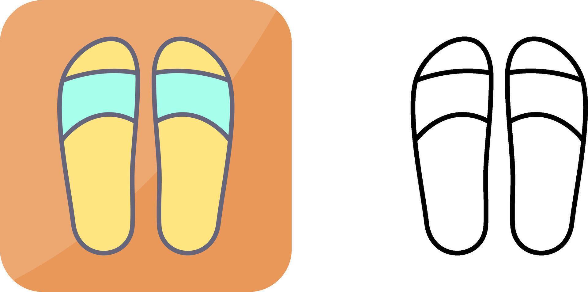 diseño de icono de zapatillas vector