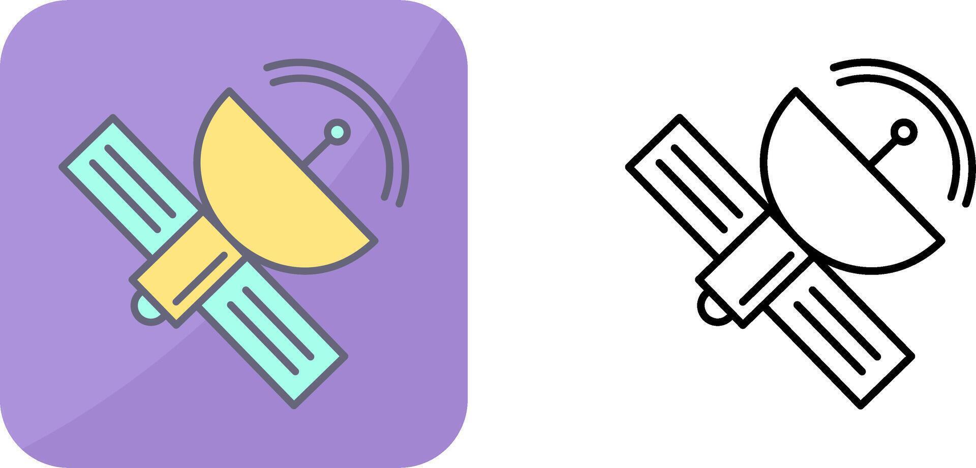 Satellite Icon Design vector