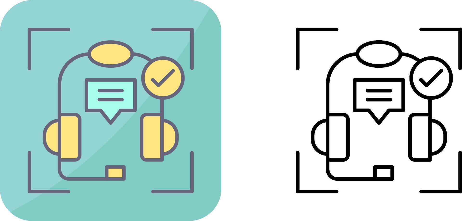 Technical Support Icon Design vector