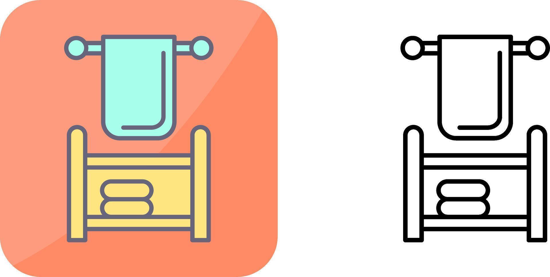 Towel Icon Design vector