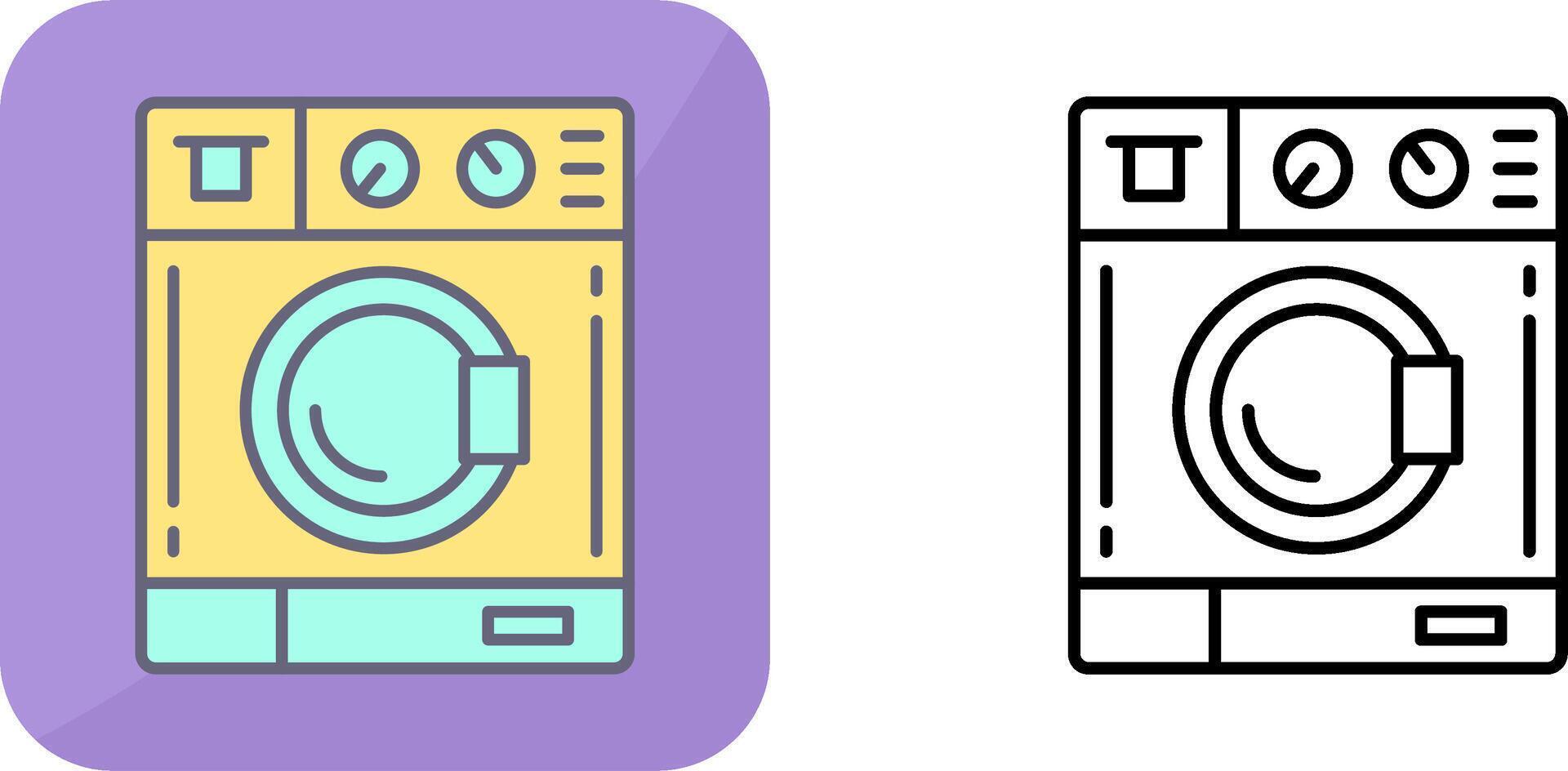 Washing Machine Icon Design vector