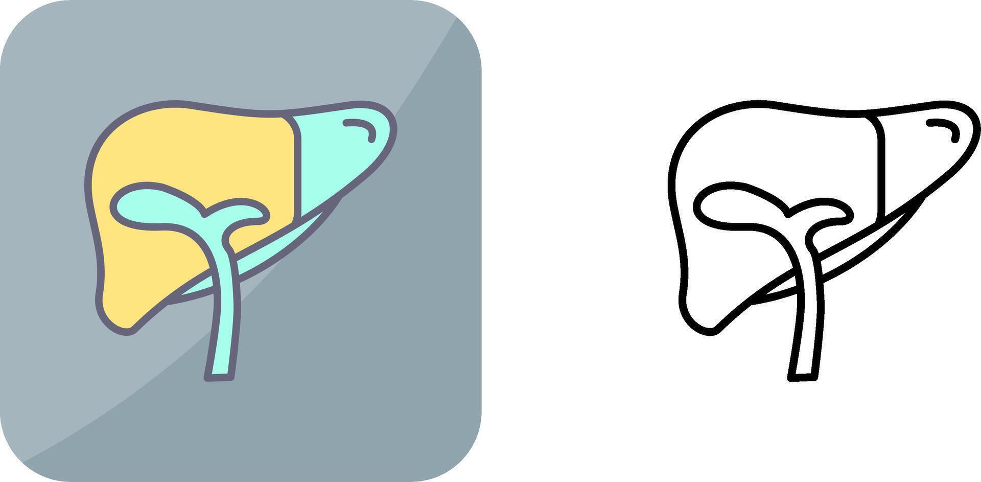 Liver Icon Design vector