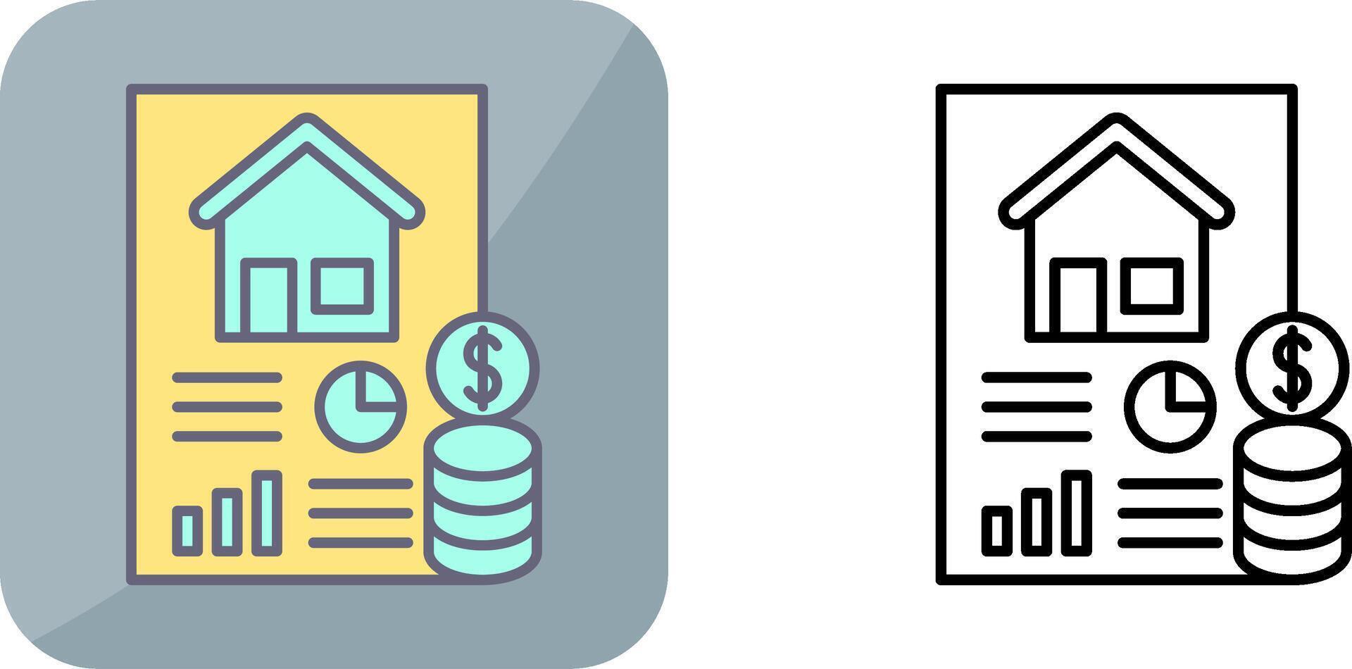 Loan Icon Design vector