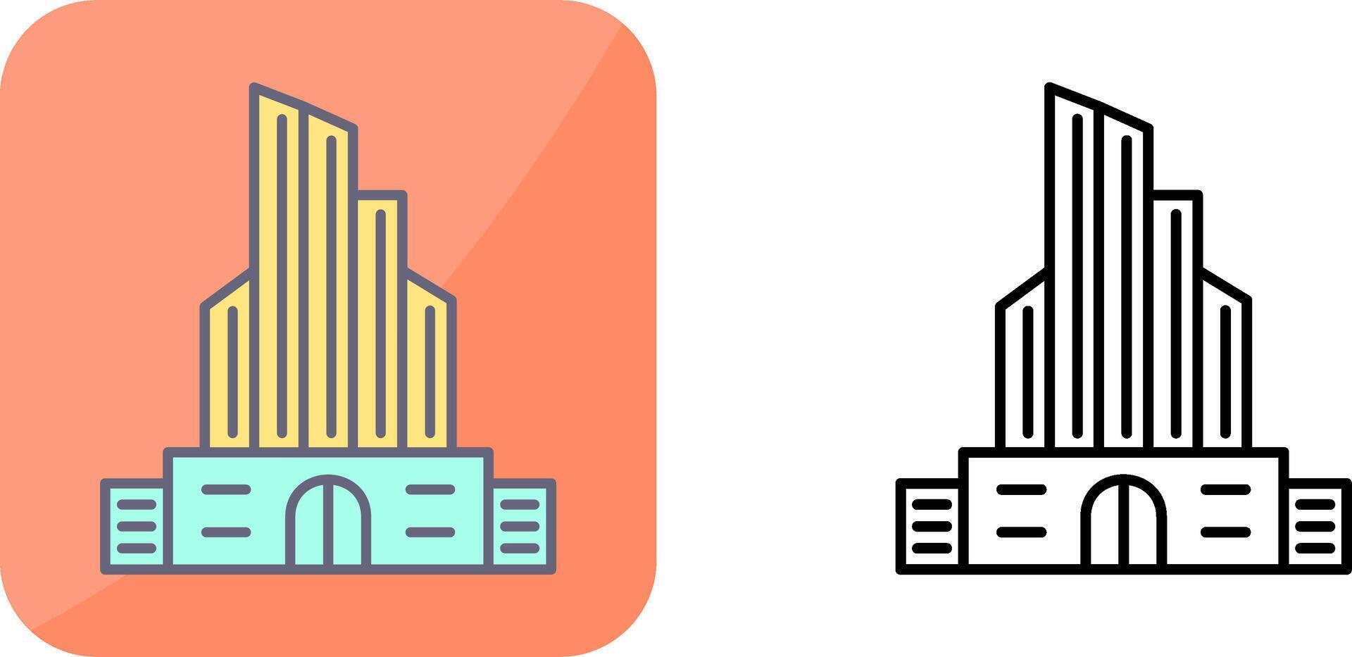 Office Building Icon Design vector