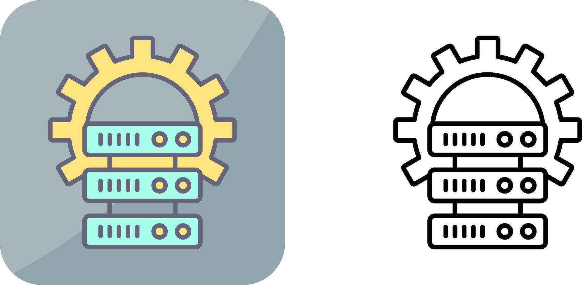 Server Icon Design vector