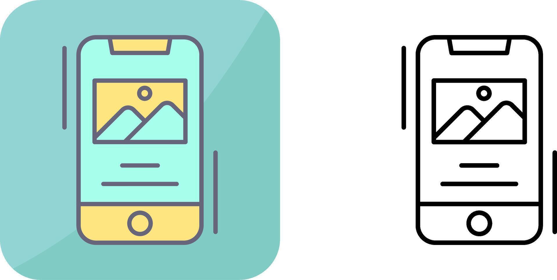 Gallery Icon Design vector