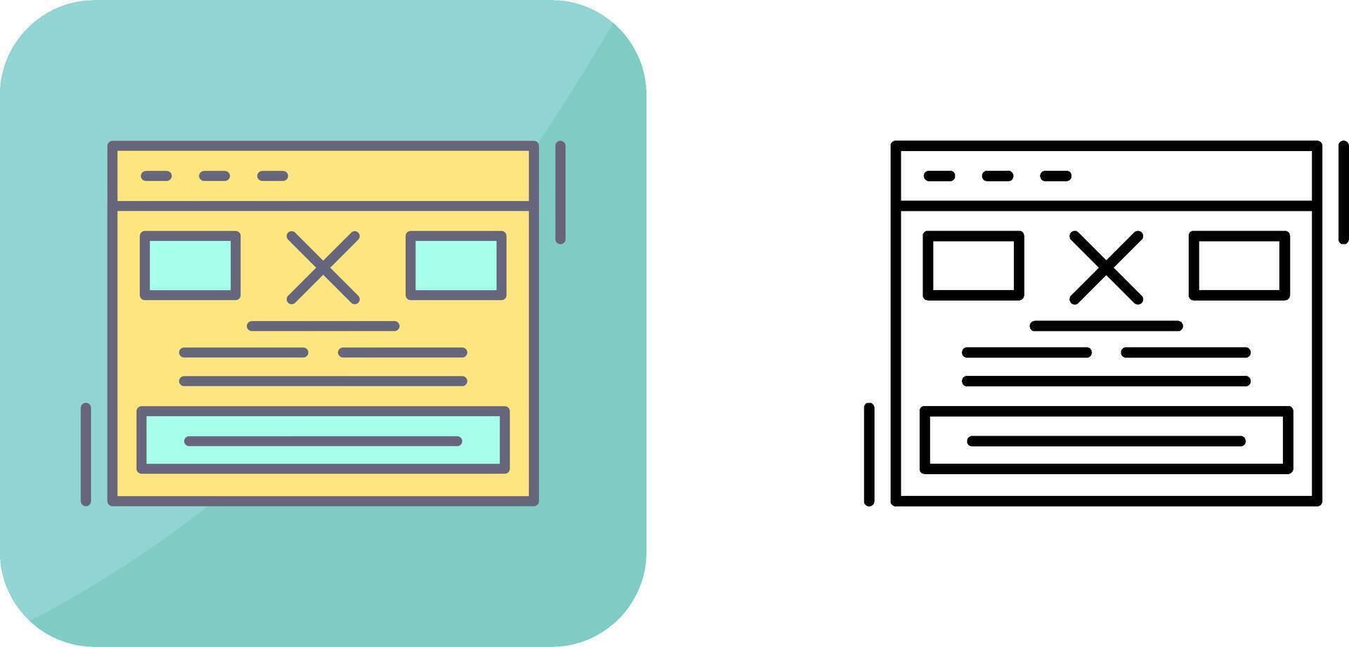 Error Icon Design vector