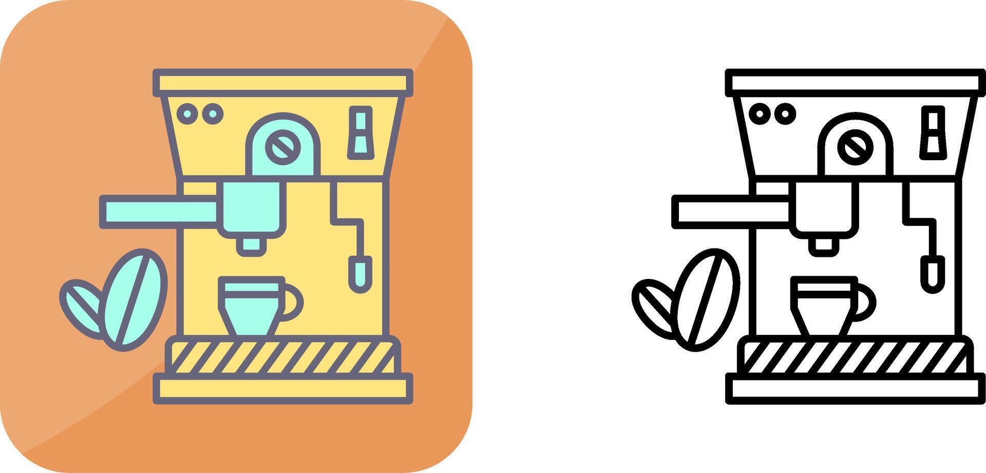 Coffee Machine Icon Design vector