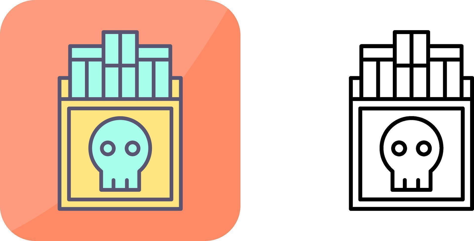 Smoking Kills Icon Design vector
