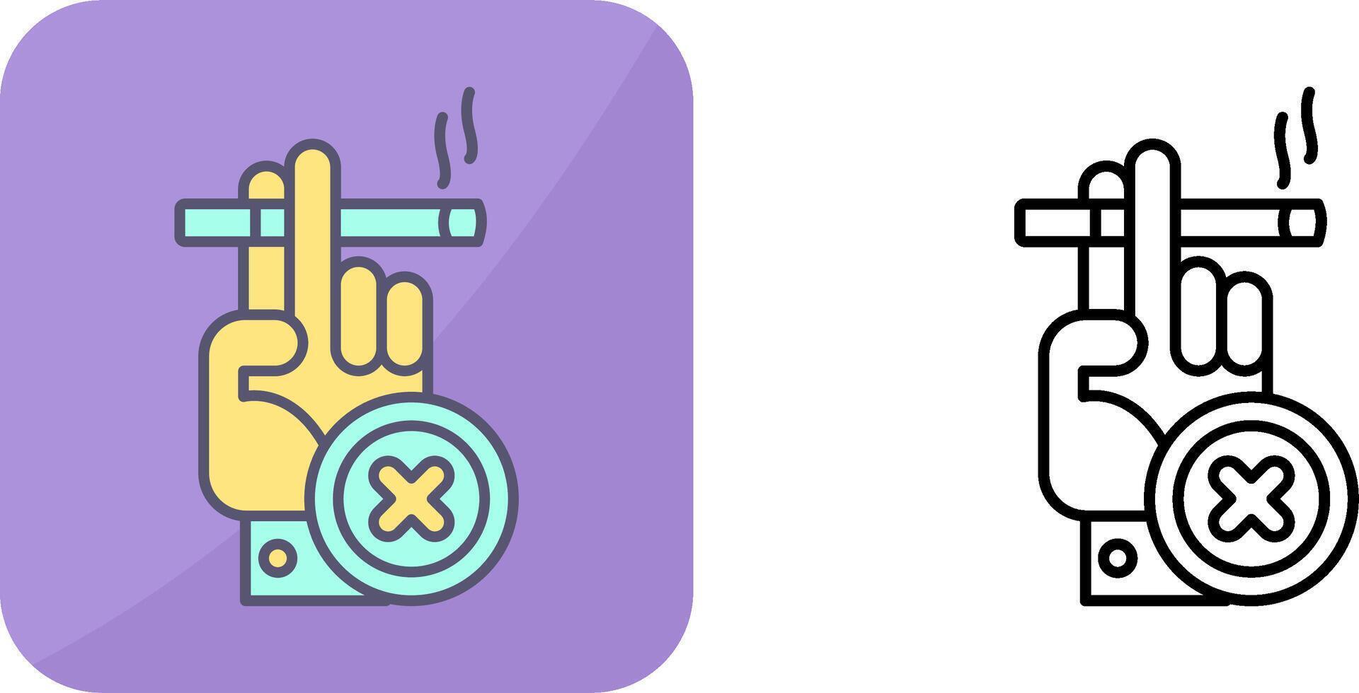 Quit Smoking Icon Design vector