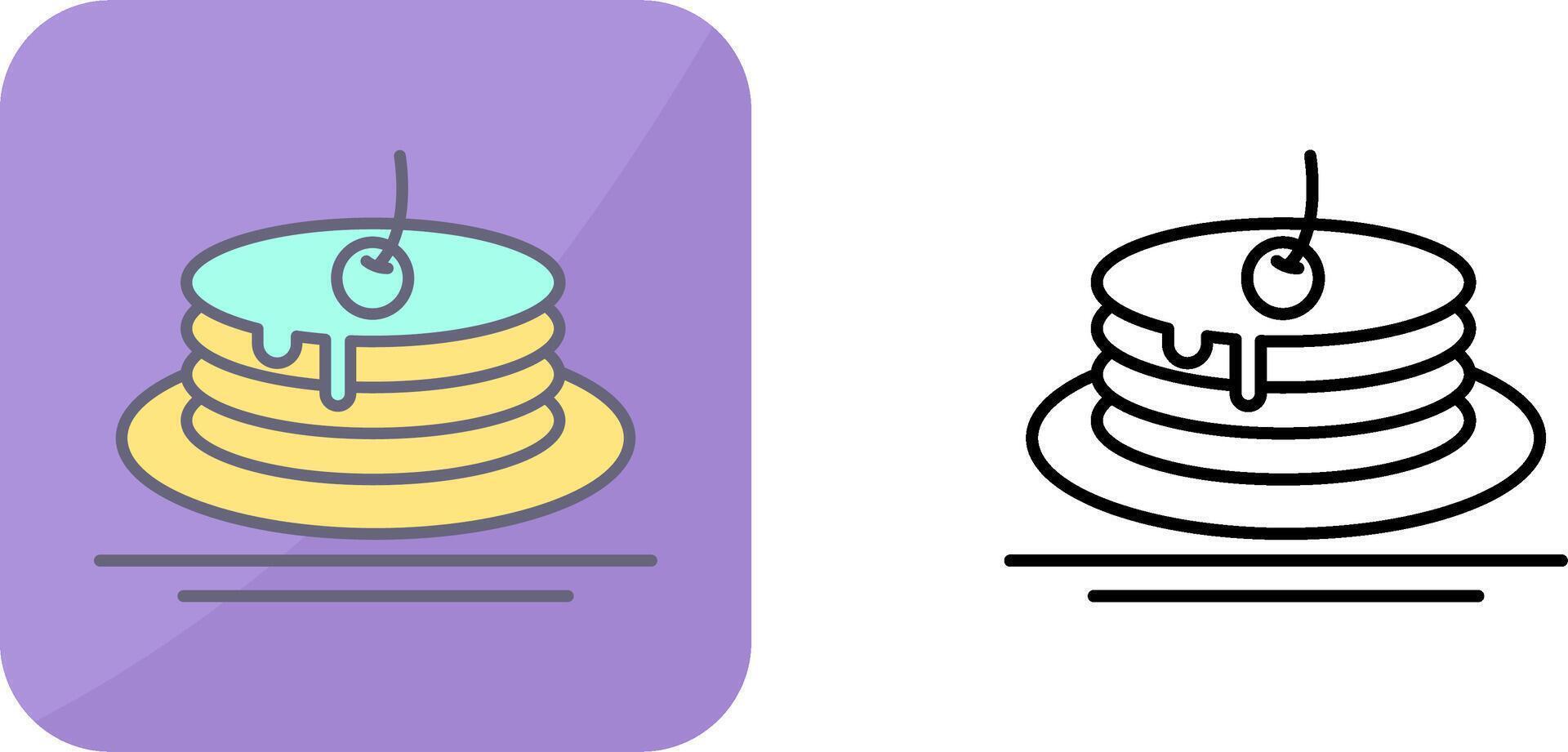 Pancake Icon Design vector