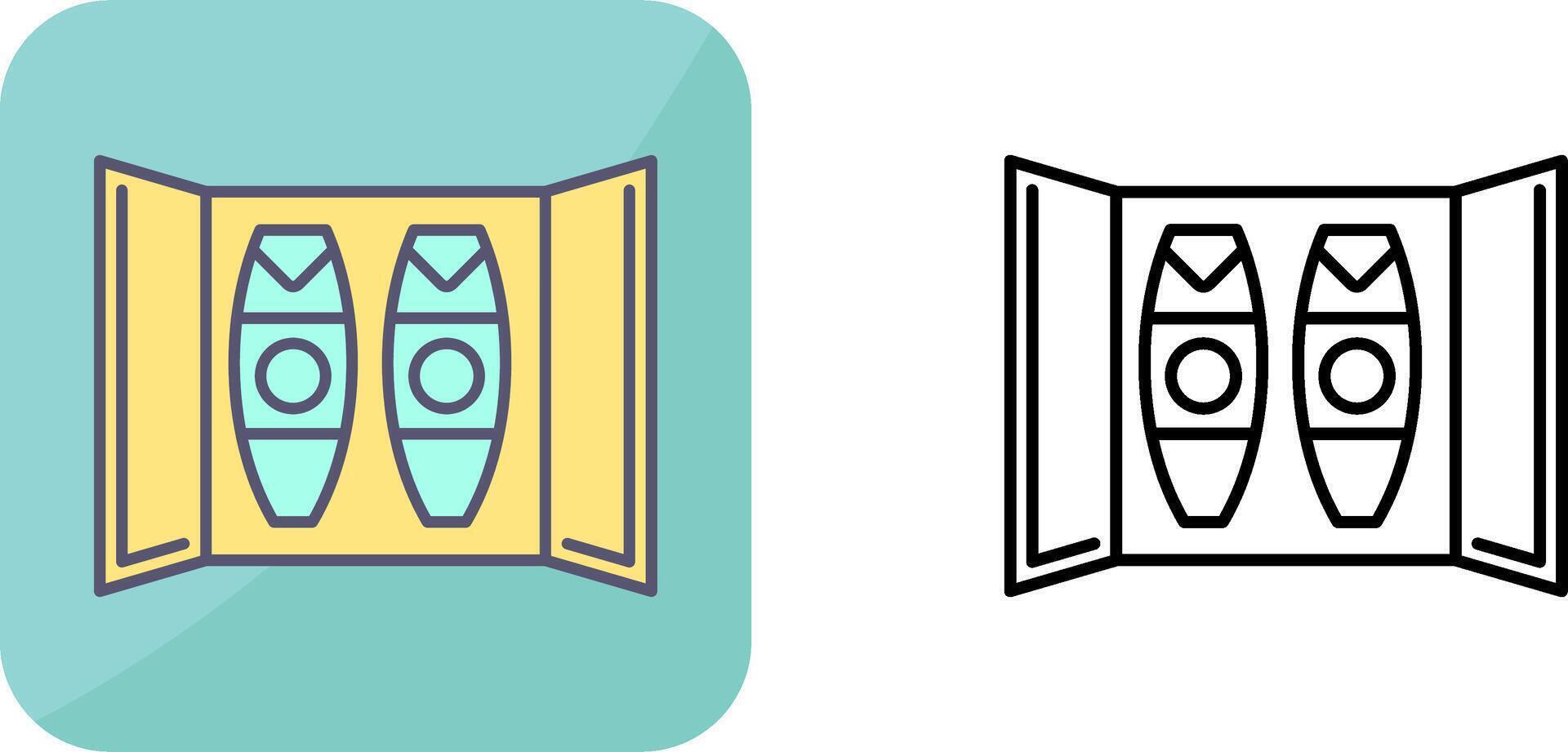 Cigar Box Icon Design vector