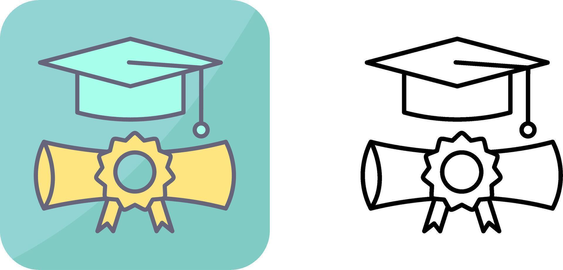 Graduation Icon Design vector