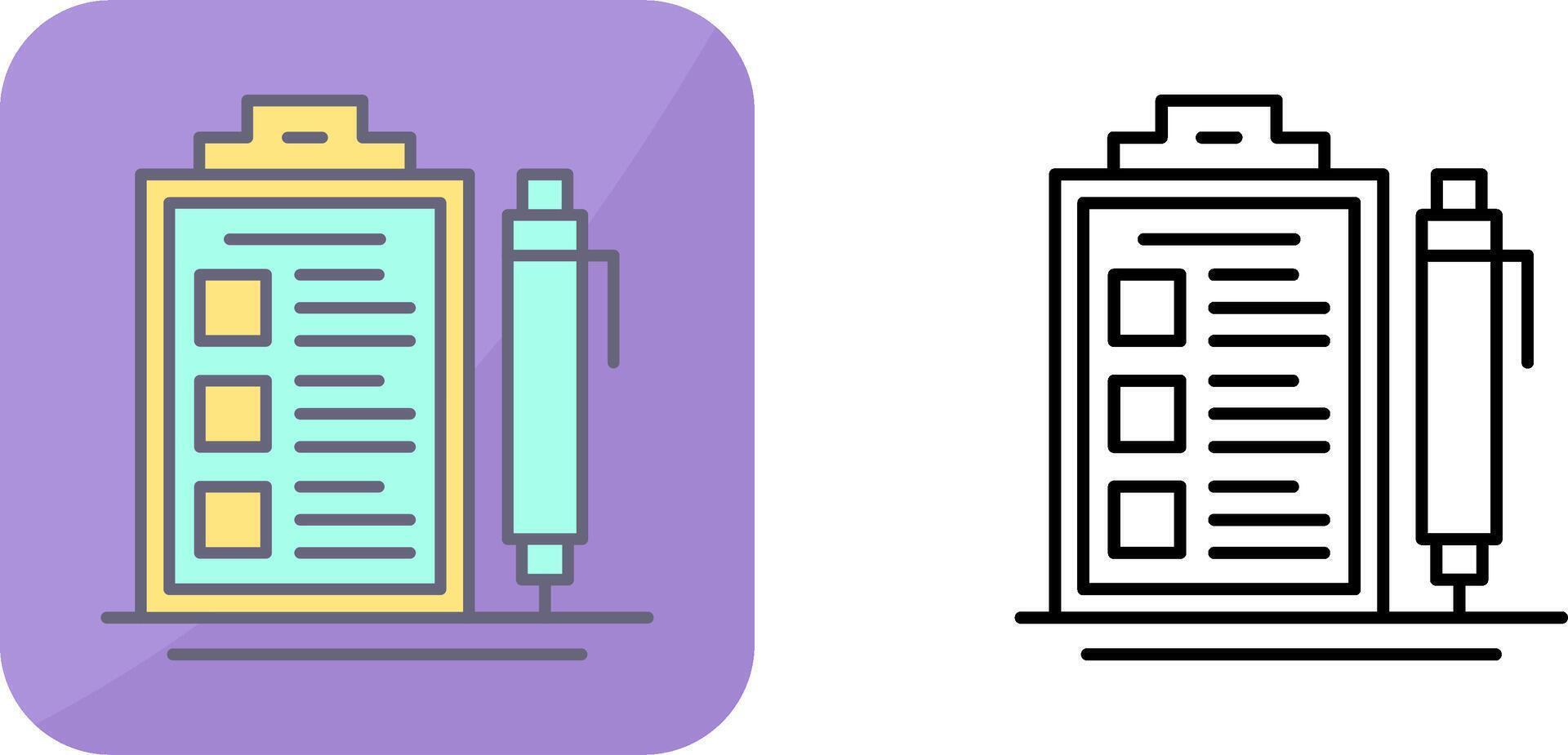 Check List Icon Design vector