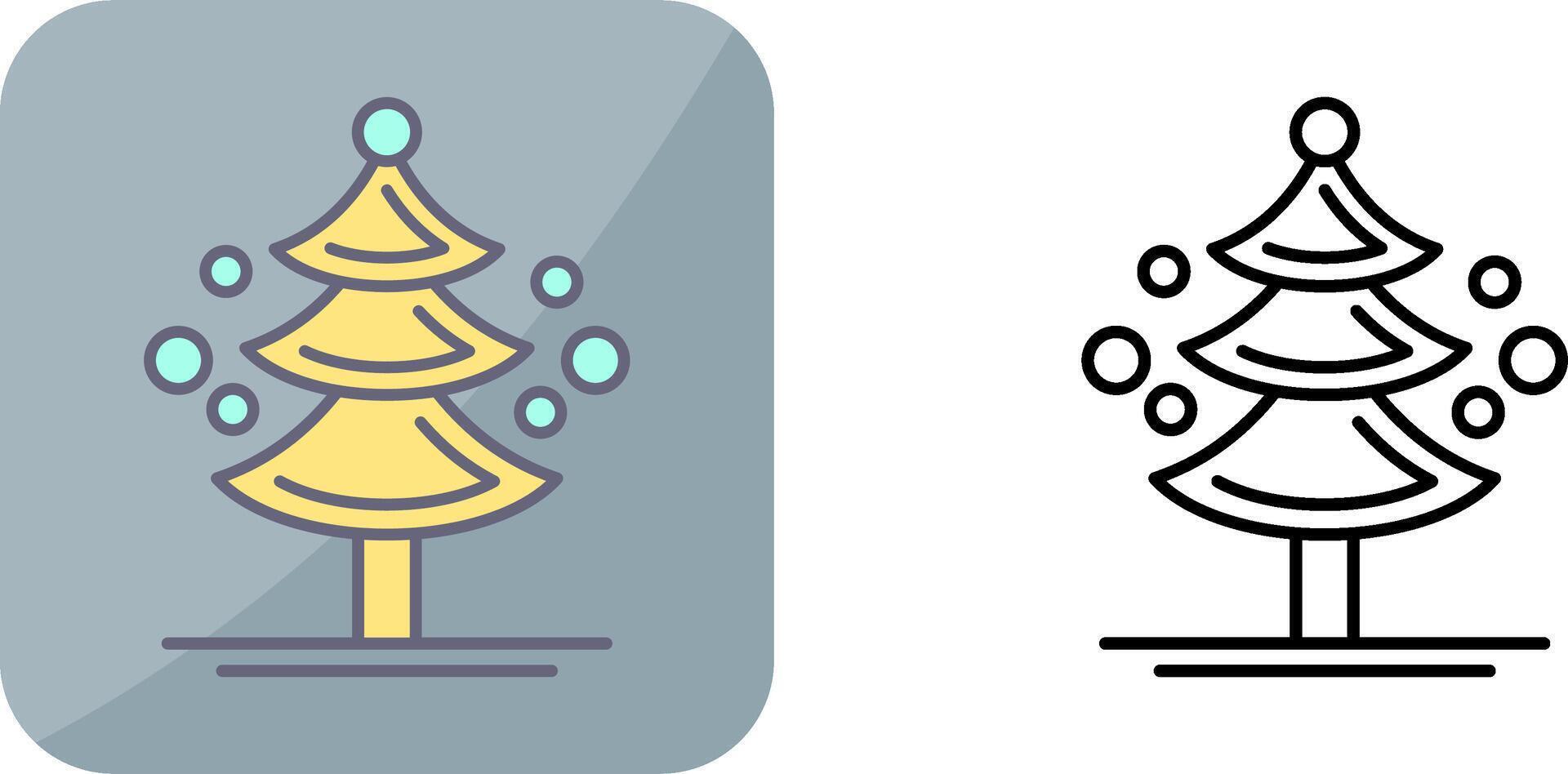 Pine Tree Icon Design vector