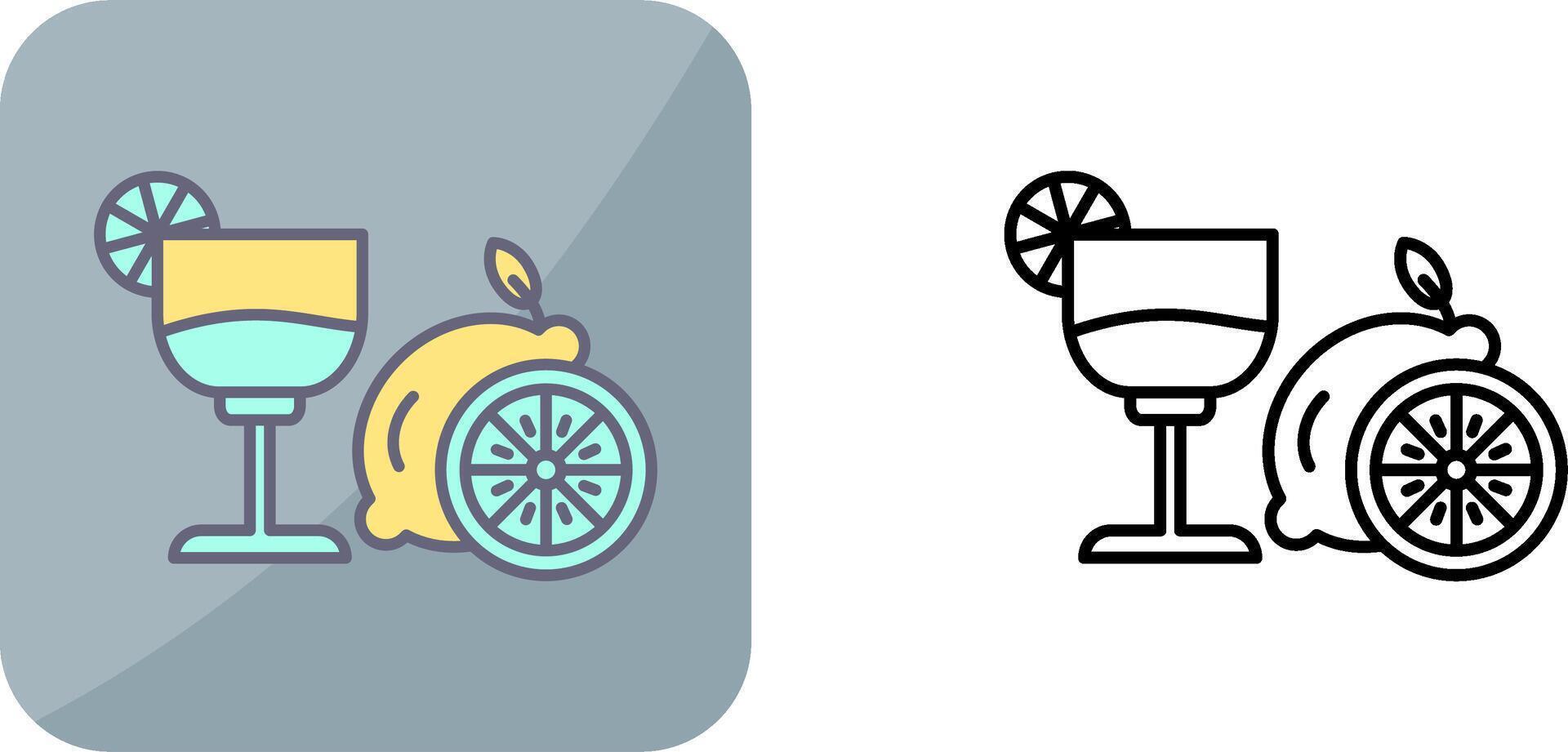 Lime Juice Icon Design vector