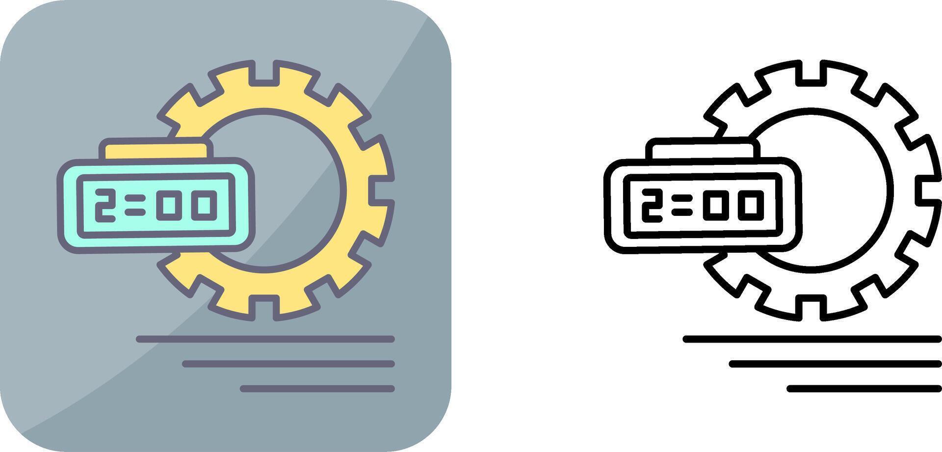 Time Management Icon Design vector